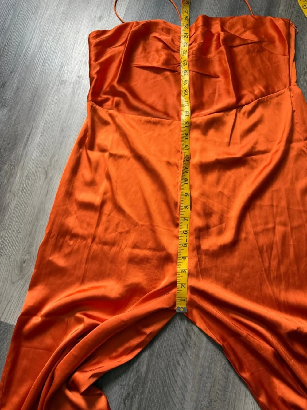 ASOS Jumpsuit NEW 14 US Plus Size Wide Leg Orange
